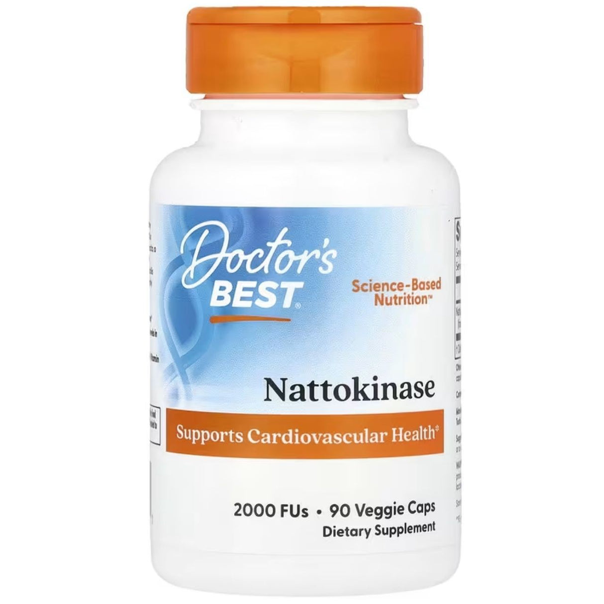 Doctor's Best Nattokinase 2, 000 FUs - 90 Cápsulas Veg