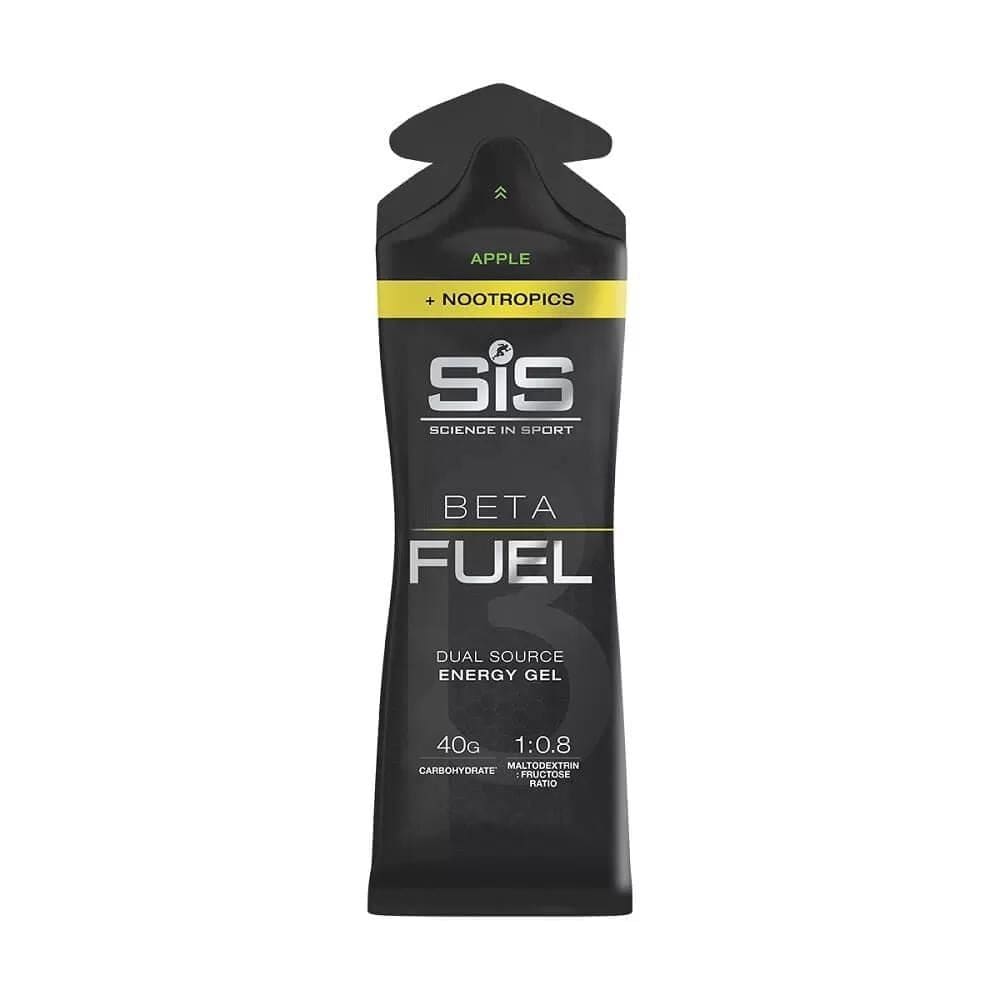 SIS Beta-Fuel + Nootropics Energy Gel, Maçã - 60 ml x 10 unidades