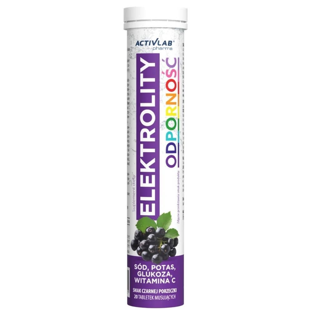 Activlab Pharma Electrolytes Immunity, Blackcurrant - 20 Effervescent Tablets