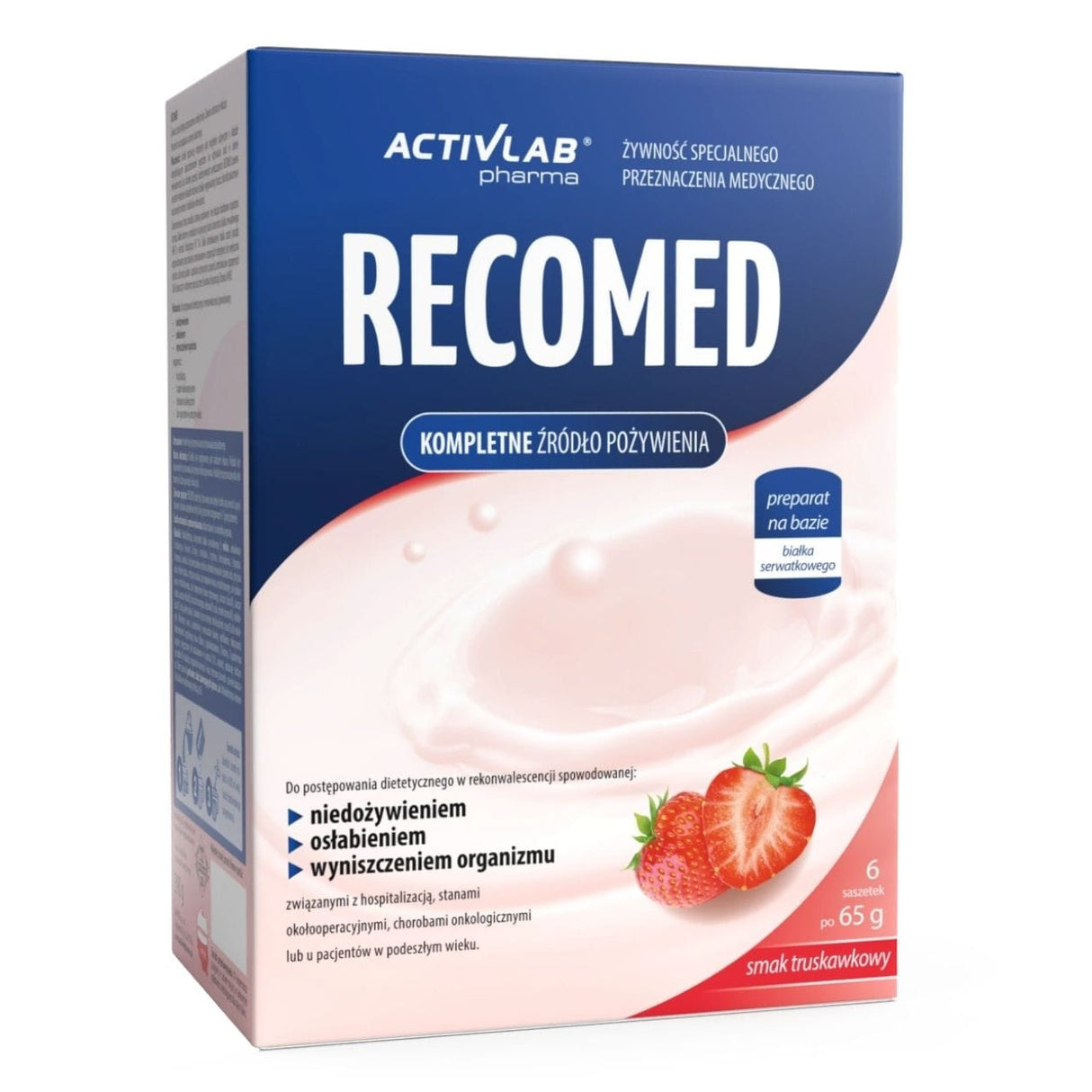 Activlab Pharma RecoMed, Strawberry - 6x65 g