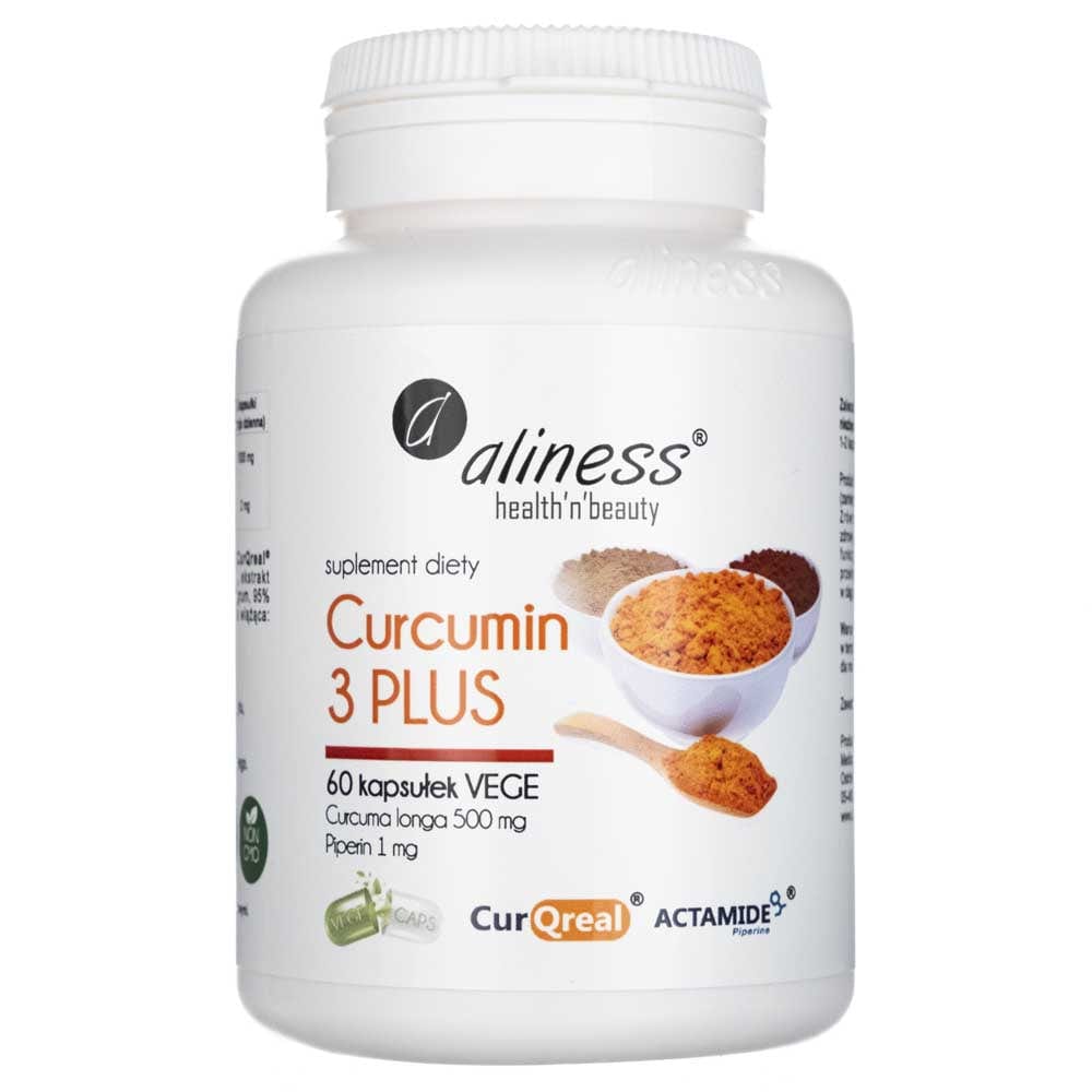 Aliness Curcumin 3 Plus - 60 Veg Capsules