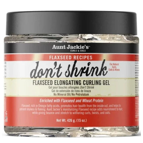 Aunt Jackie's Don't Shrink Flaxseed Elongating Curling Gel - 426 g