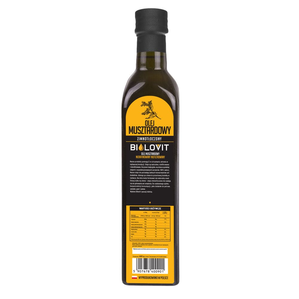 Bilovit Mustard Oil Cold Pressed - 500 ml