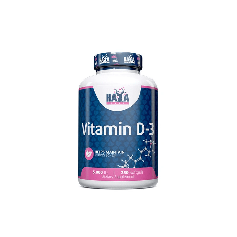 Haya Labs Vitamin D3 5000 IU - 250 Softgels