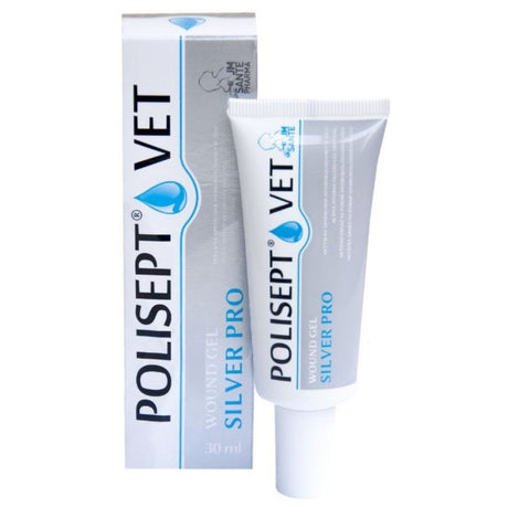 JM Sante Polisept Vet Wound Gel Silver Pro for Dogs and Cats - 30 ml