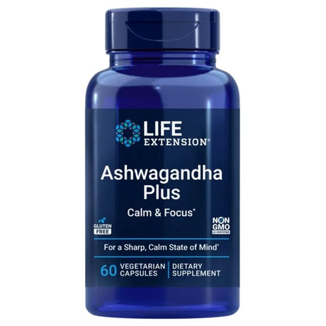 Life Extension Ashwagandha Plus Calm & Focus - 60 capsules