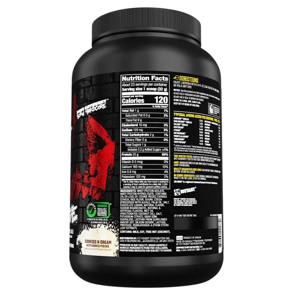 Mutant Whey, Protein Supplement, Cream Cookie - 908 g