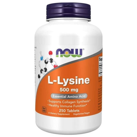 Now Foods L-Lysine 500 mg - 250 Tablets