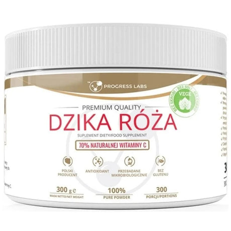 Progress Labs Rosehip, Natural Vitamin C - 300 g