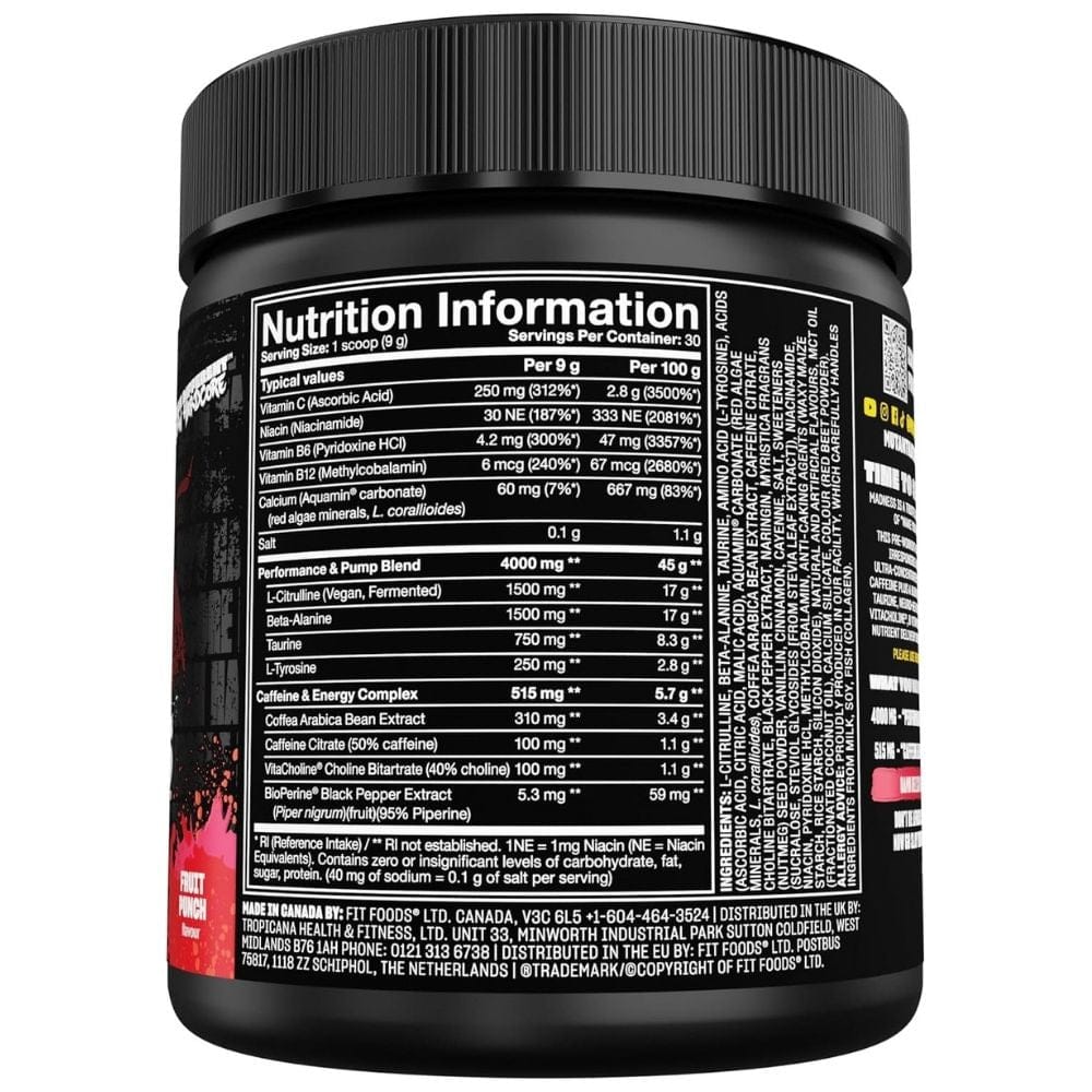 PVL Mutant Madness, Fruit Punch - 270 g