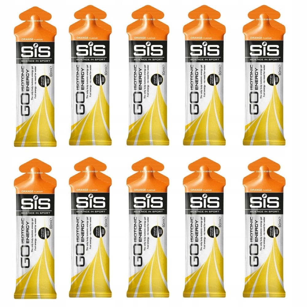 SIS GO Isotonic Energy, Orange - 60 ml x 10 pieces