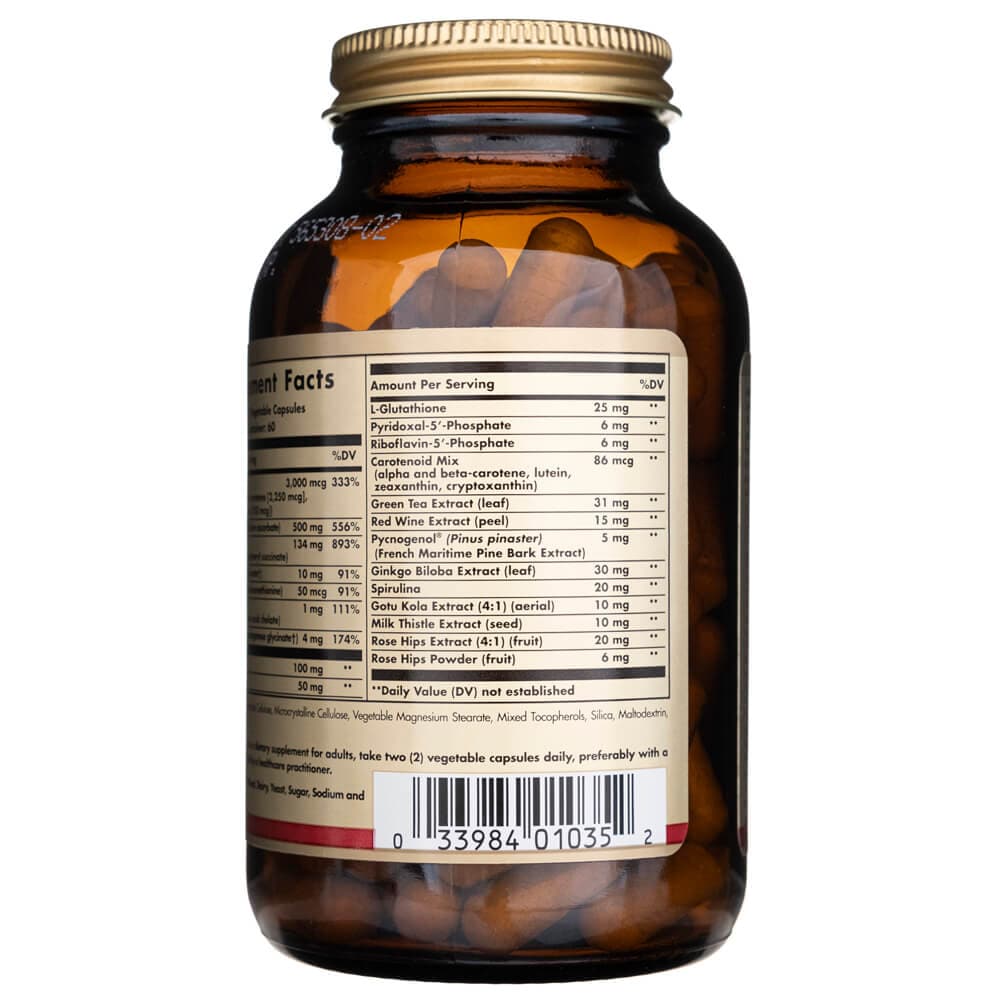 Solgar Advanced Antioxidant Formula - 120 Capsules