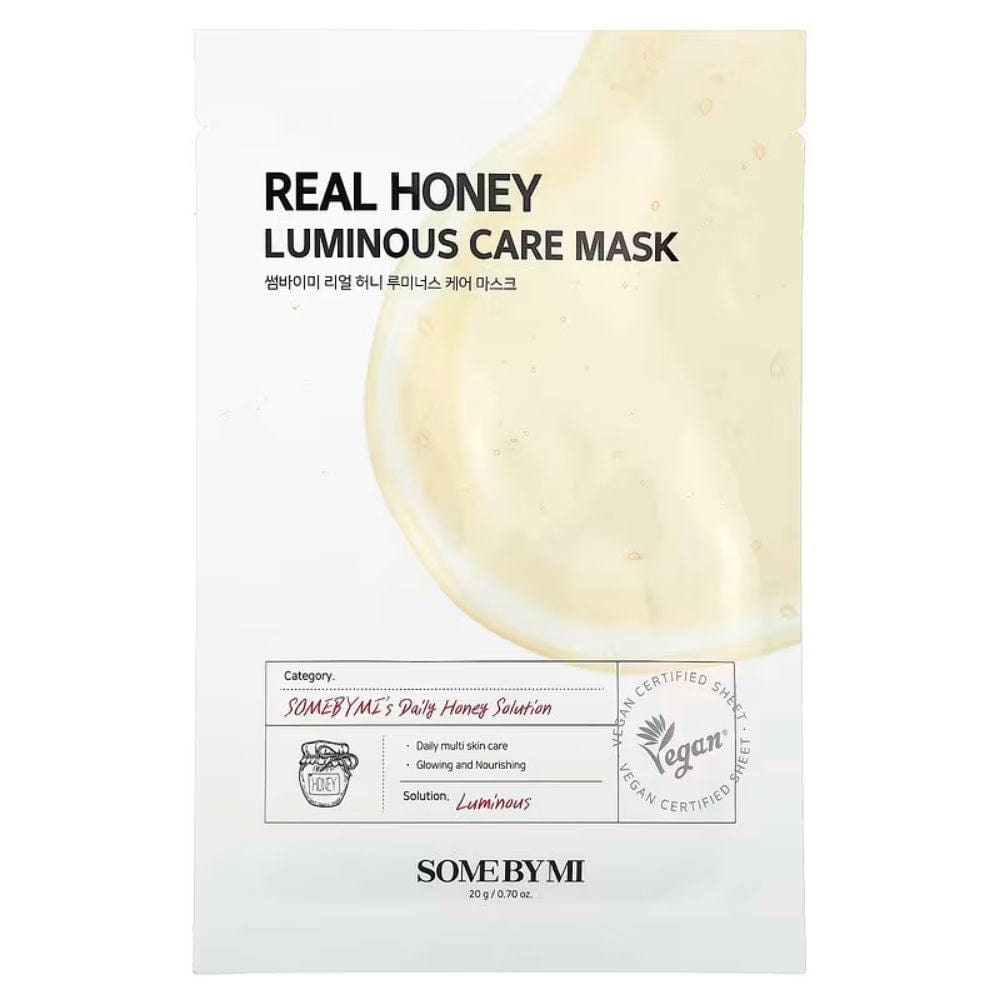 Some By Mi Real Honey Luminous Care Sheetmask - 20 g