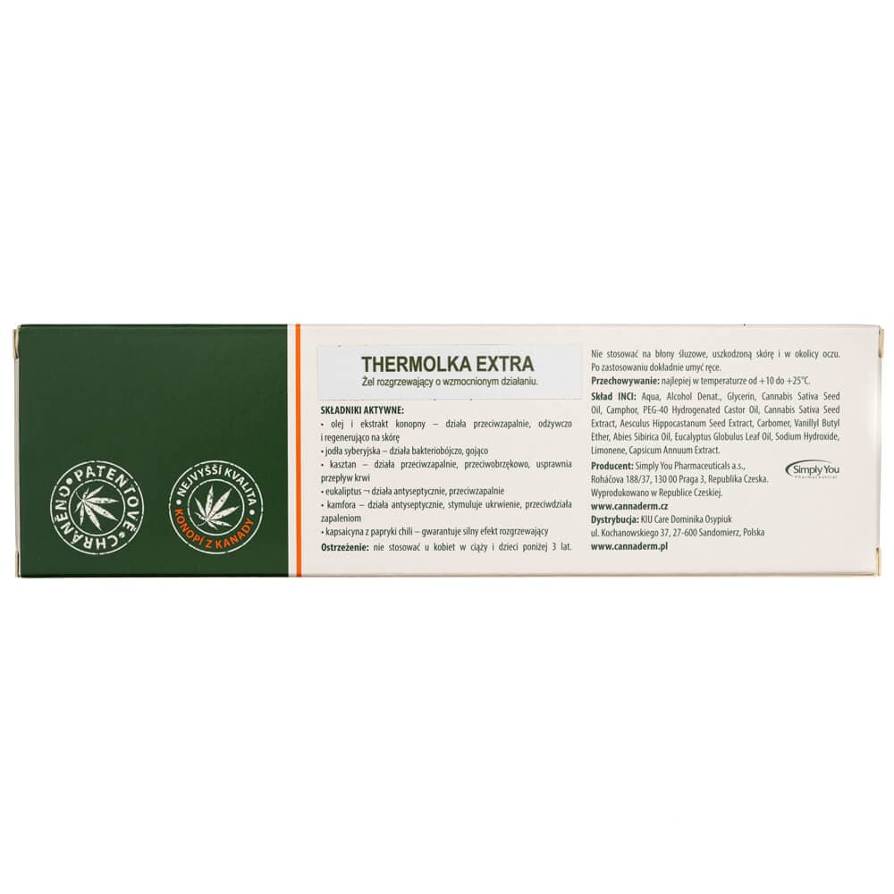 Cannaderm Thermolka EXTRA Warming Gel for Muscle and Joint Pain - 150 ml