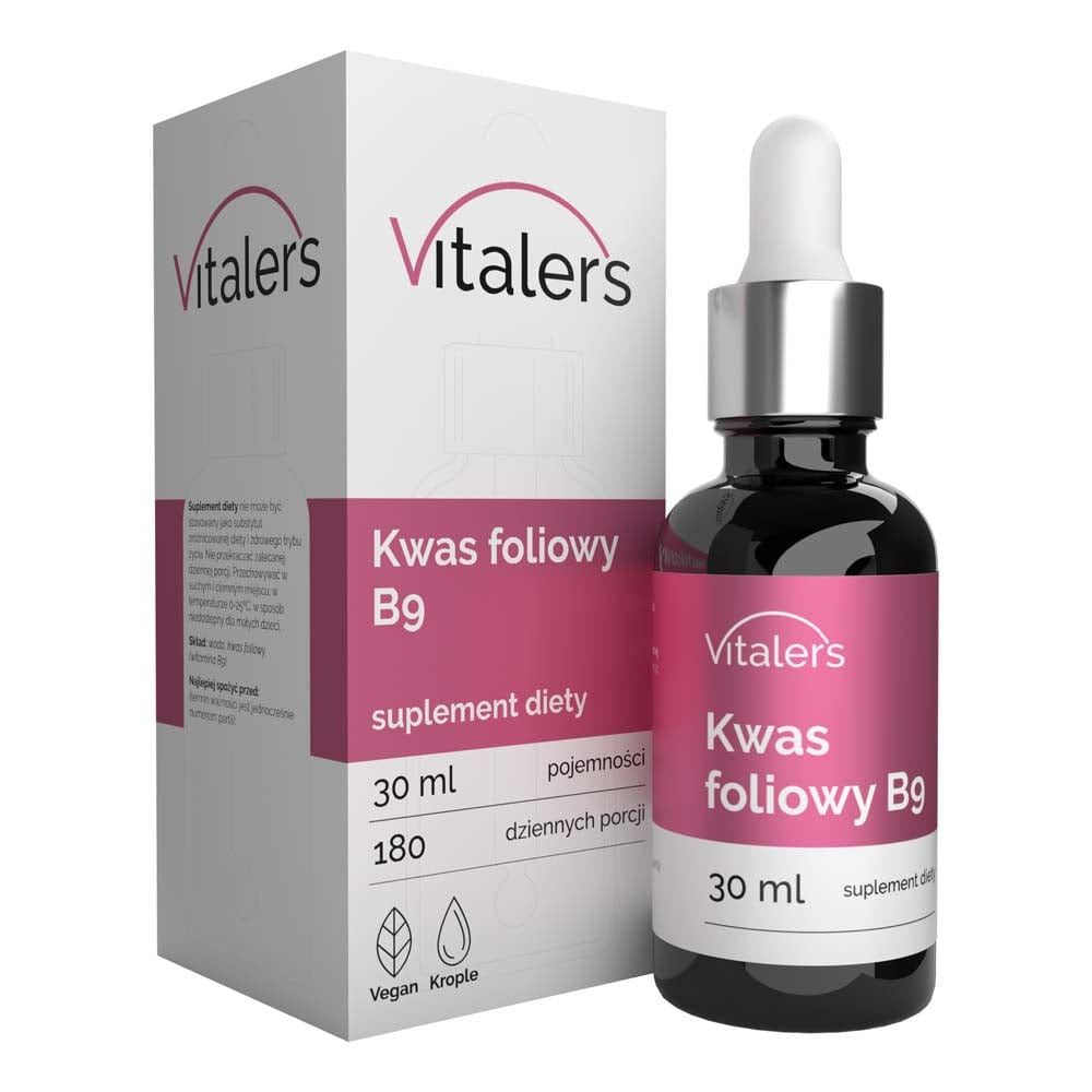 Vitaler's Folic Acid (Vitamin B9) 400 mcg, drops - 30 ml