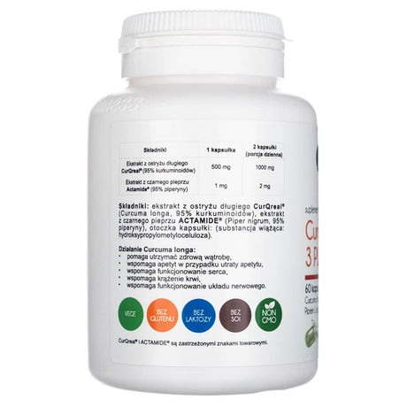 Aliness Curcumina 3 Plus - 60 Cápsulas Veg
