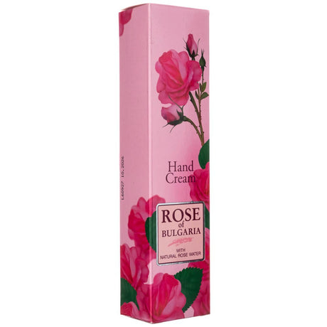 Rose of Bulgaria Creme de mãos com água de rosas natural - 75 ml
