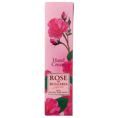 Rose of Bulgaria Creme de mãos com água de rosas natural - 75 ml