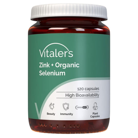 Vitaler's Zinco 15 mg + Selénio 200 mcg - 120 Cápsulas