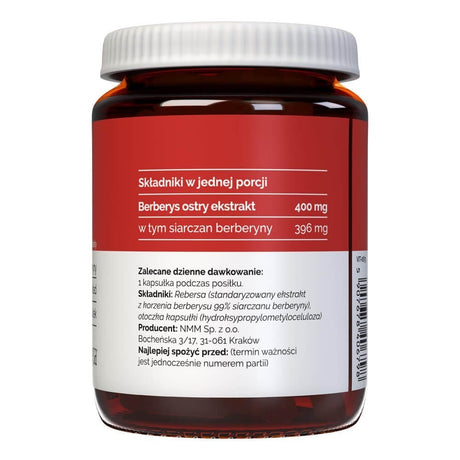 Vitaler's Berberina 400 mg - 60 Cápsulas