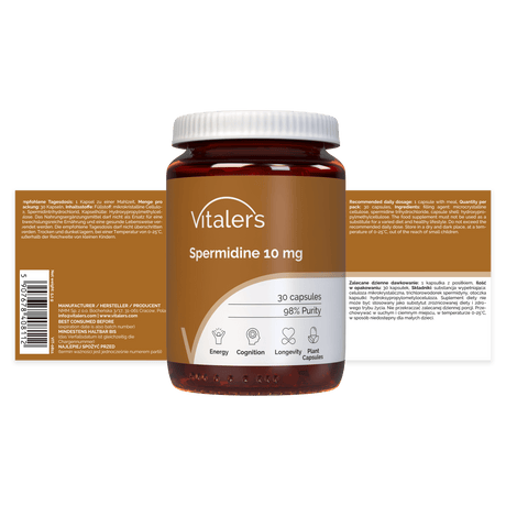 Vitaler's Spermidina 10 mg - 30 Cápsulas