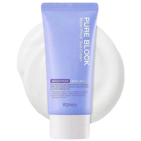 A'pieu Pure Block Natural Water Proof Sun Cream SPF50+ PA+++ - 50 ml