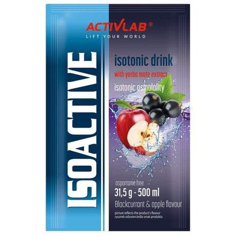 Activlab Isoactive Isotonic with Yerba Mate, Blackcurrant with Apple - 31,5 g