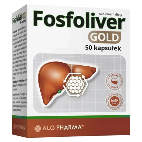 ALG Pharma Fosfoliver Gold - 50 Capsules