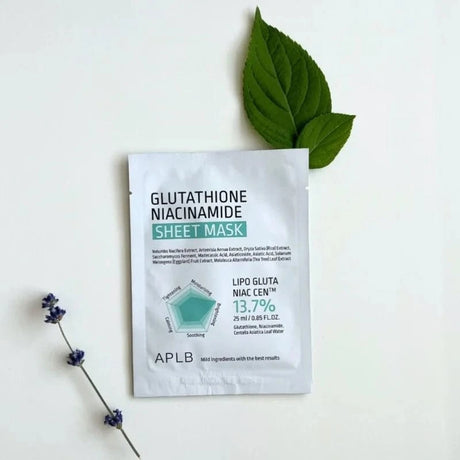 APLB Glutathione Niacinamide Sheet Mask - 25 ml