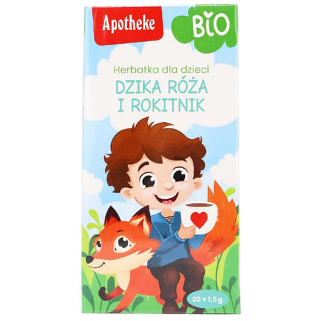 Apotheke Bio Tea for Children Wild Rosehip and Sea Nuckthorn - 20 sachets