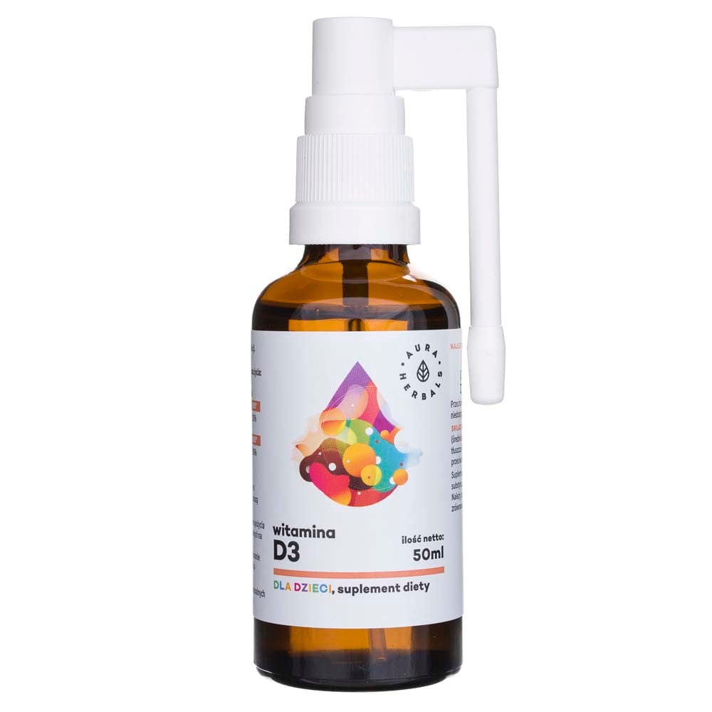 Aura Herbals Vitamin D3 for Children MCT, Aerosol - 50 ml