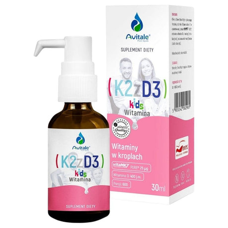 Avitale Vitamin K2 with D3 KIDS - 30 ml