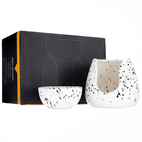 Bilovit Ceramic Aroma Fireplace for Essential Oils - Spotted