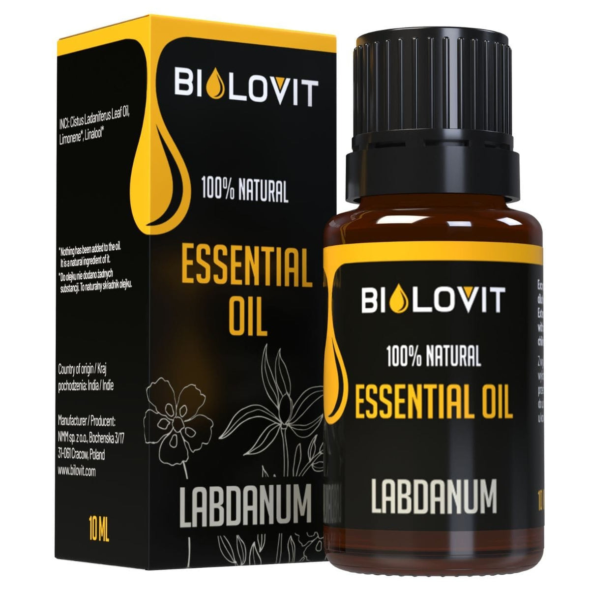 Bilovit Labdanum Essential Oil - 10 ml