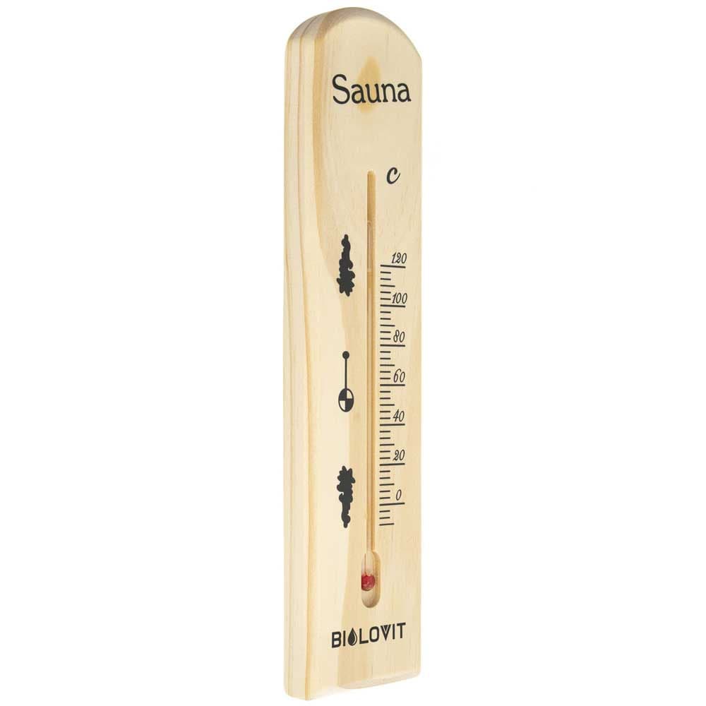 Bilovit Pine Sauna Thermometer - up to 120 degrees Celsius