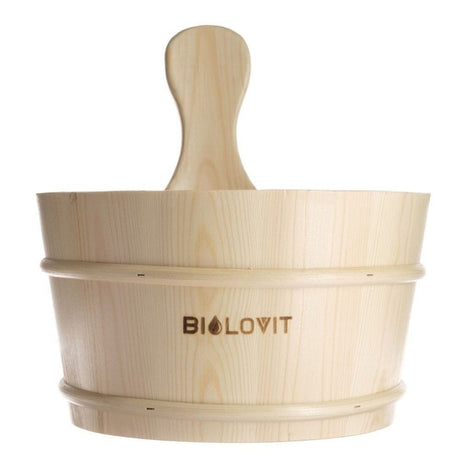 Bilovit Sauna Bucket, Pine - 4 litres