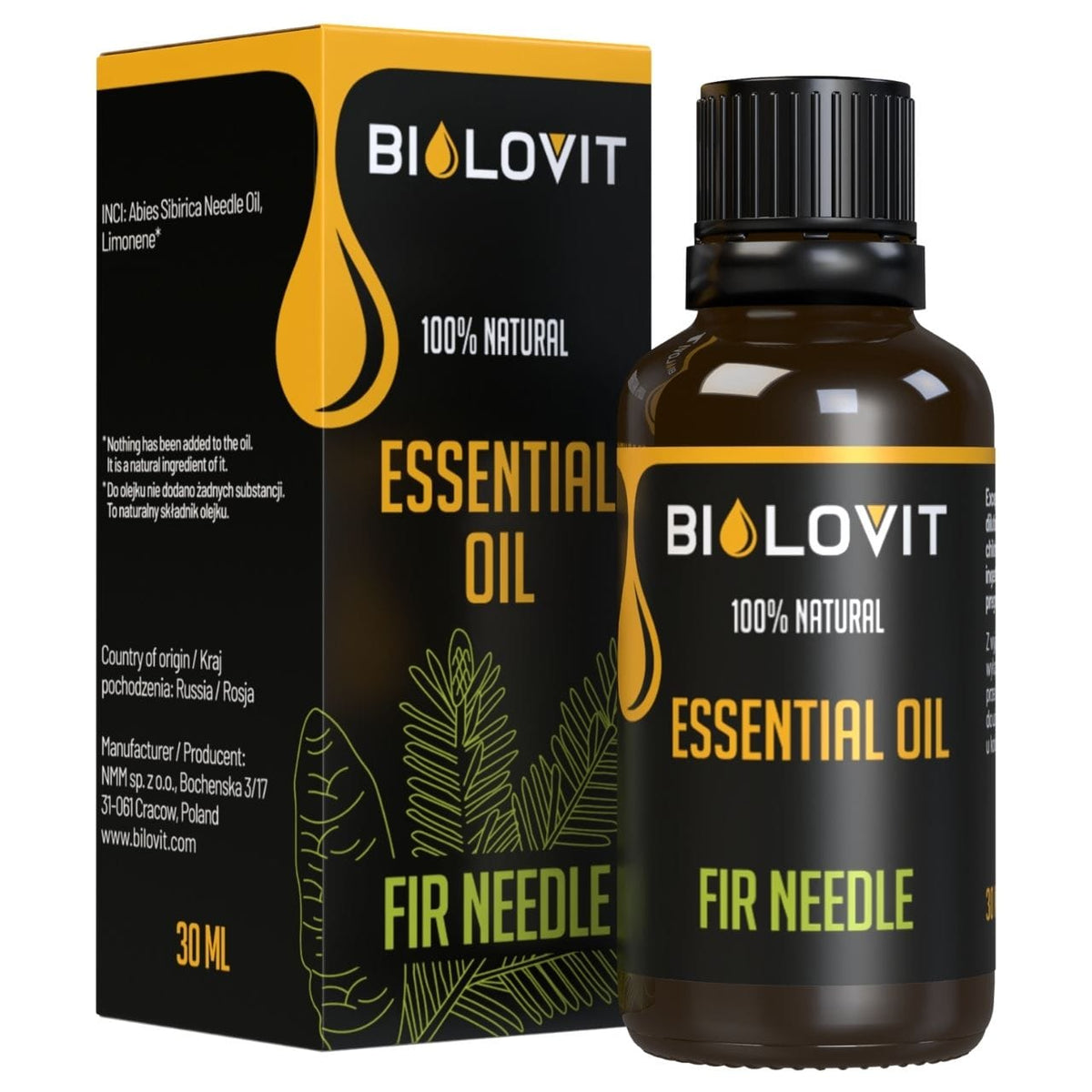 Bilovit Siberian Fir Essential Oil - 30 ml