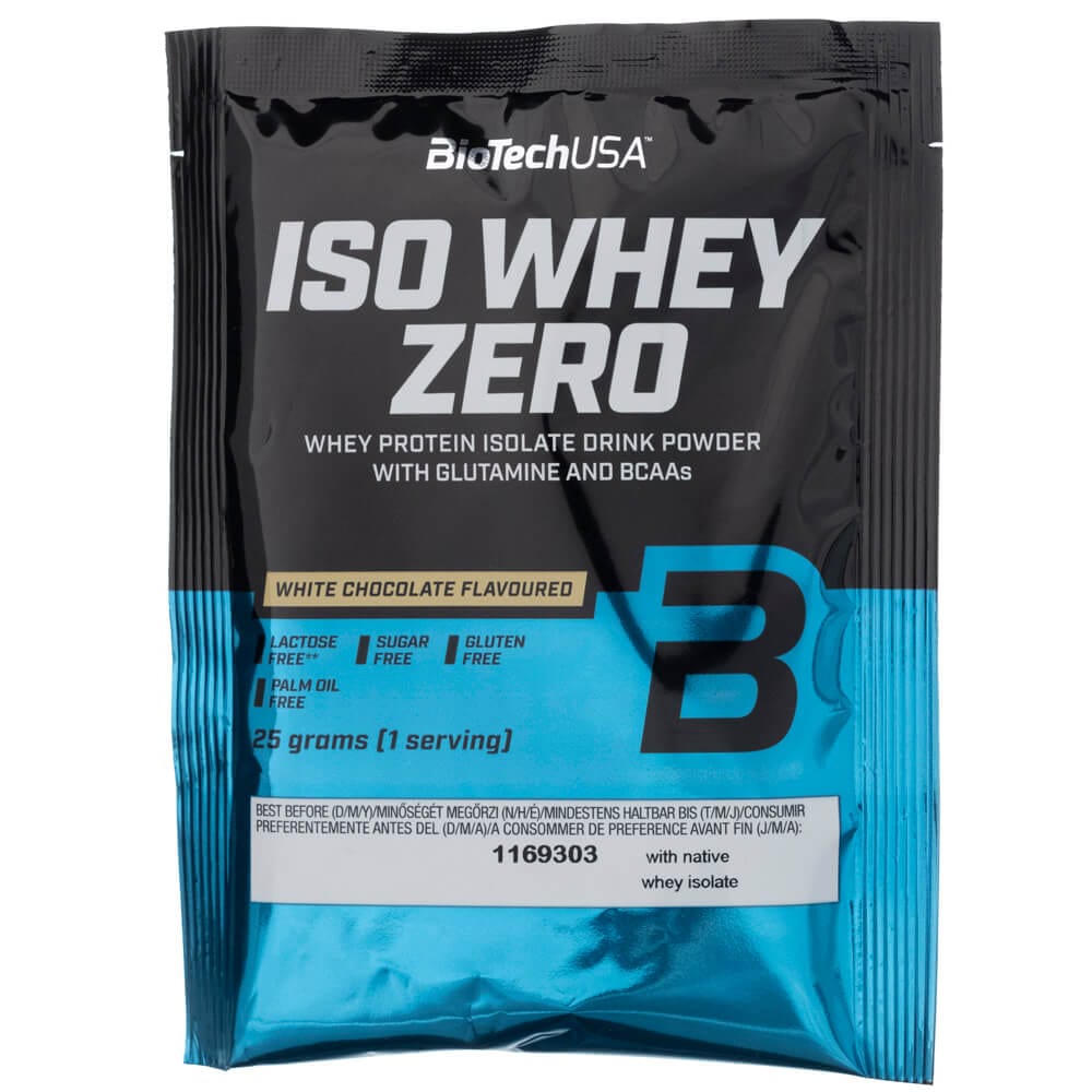 BioTech USA Iso Whey Zero, White Chocolate Flavoured - 25 g