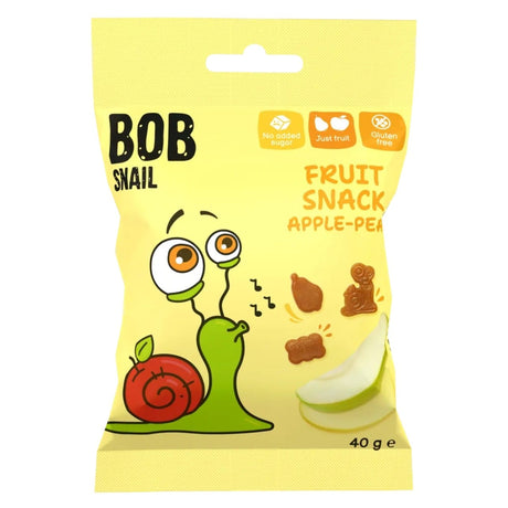 Bob Snail Apple-Pear Fruit Jellies, No Added Sugar - 20 g