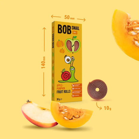 Bob Snail Fruit Rollsy, Apple-Pumpkin - 30 g