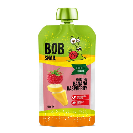 Bob Snail Smoothie Banana & Strawberry Sugar Free - 120 g