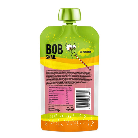 Bob Snail Smoothie Banana & Strawberry Sugar Free - 120 g