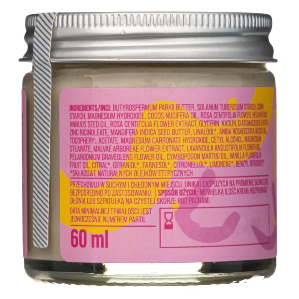 Cztery Szpaki Mild Cream Deodorant, Vanilla and Palmarosa - 60 ml