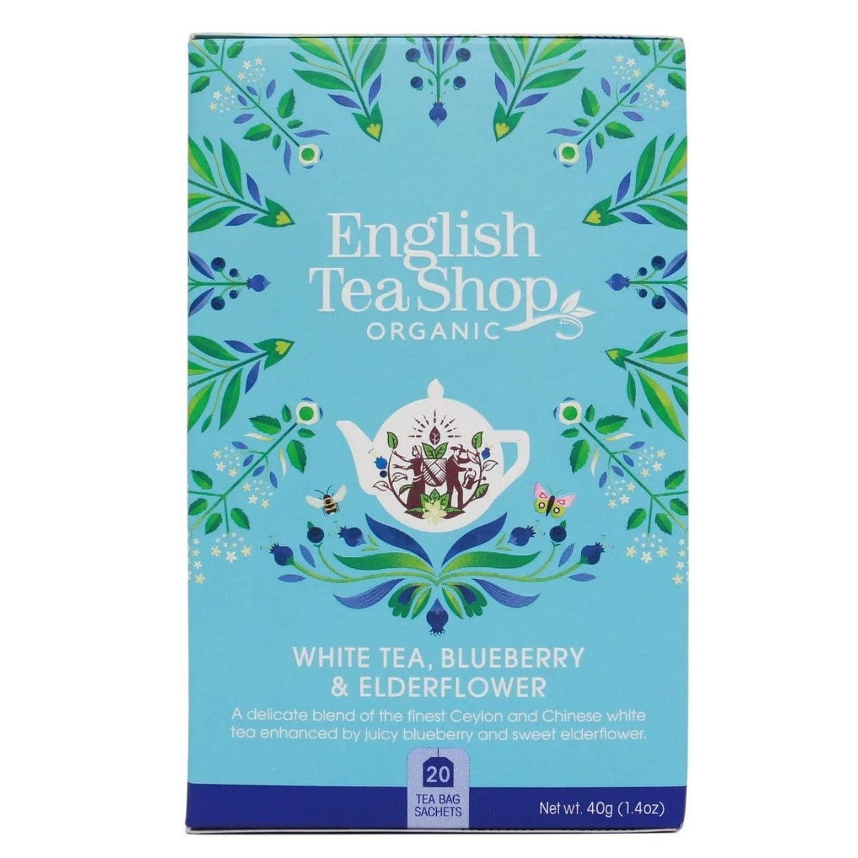 English Tea Shop White Tea with Wild Lilac and Blueberry  – 20 Sachets
