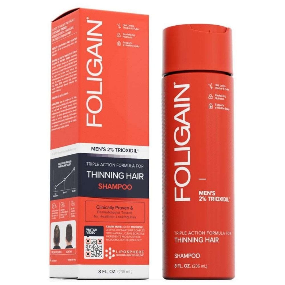 Foligain Triple Action Shampoo for Men - 236 ml