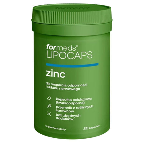 Formeds Lipocaps Zinc 15 mg - 60 Capsules