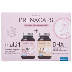 Formeds Prenacaps Multi 1 + DHA - 60 + 60 Capsules