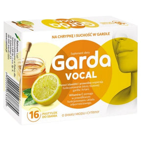 Garda Vocal Honey-Lemon - 16 Lozenges