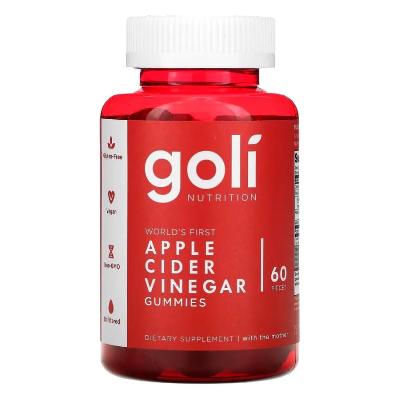 Goli Nutrition Apple Cider Vinegar Gummies - 60 Gummies