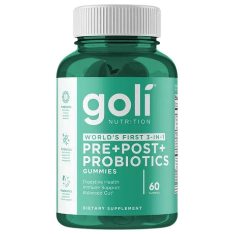 Goli Nutrition Pre + Post + Probiotics - 60 Gummies